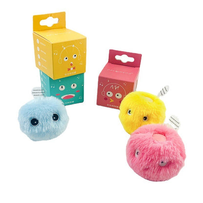 Kitty Calling Ball Toy Light-emitting Cat Teasing Ball Catnip Sound Molar Long Lasting Self-Hi Relieving Stuffy Dog Toy Pet P