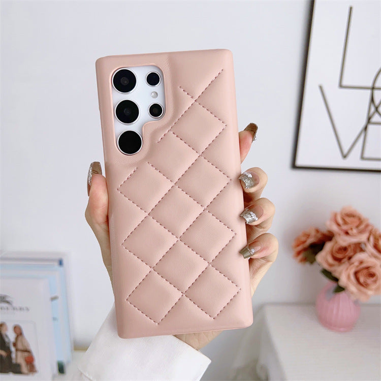 Diamond Plaid Phone Case Leather Phone Protective Case 02269655 bc27 4c00 b2b3 2981fbad7060