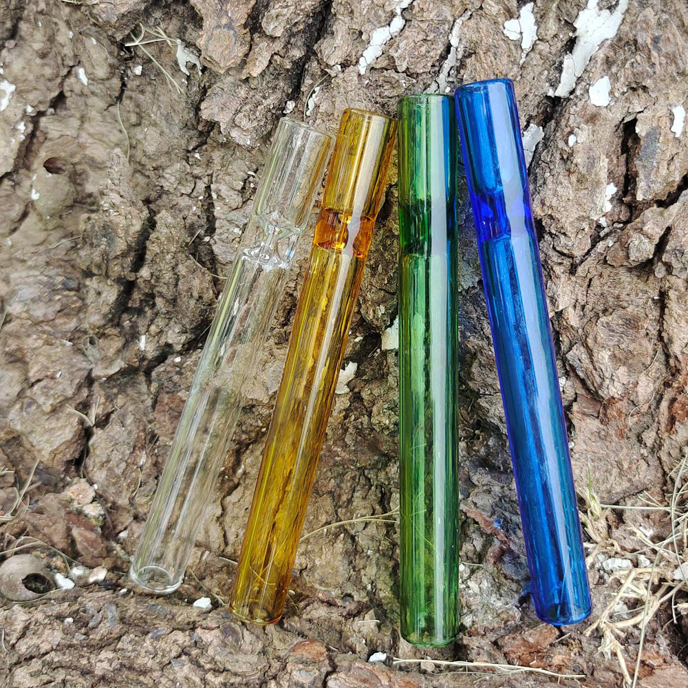 High Bay Silicon Glass Cigarette Holder Hookah Accessories Color Random