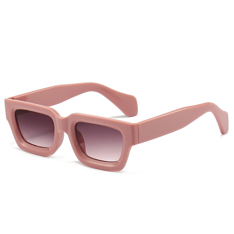 Retro Concave Frame Wide Foot Square European And American Sun-proof Sun Glasses 024c21e7 4253 4025 8df4 f4fe7bd36a4a