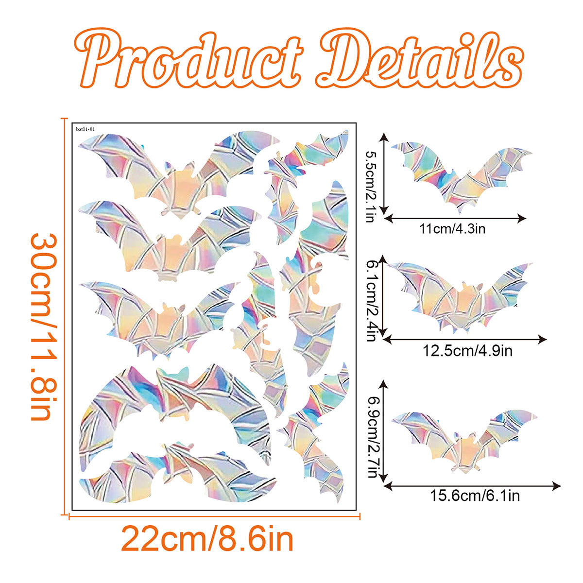 Rainbow Prism Electrostatic Glass PVC Decorative Colorful Window Stickers 0274149c e9b4 4ce5 9613 dcc43aec10d1