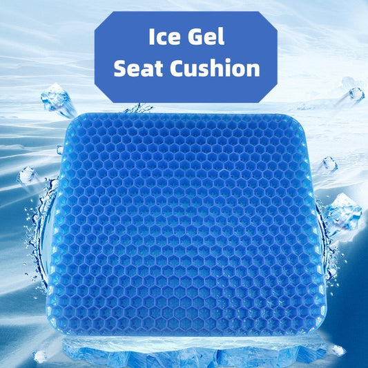 Summer Gel Seat Cushion Breathable Honeycomb Design For Pressure Relief Back Tailbone Pain For Home And Car 02809bab 49f3 4b7
