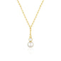 Women's S925 Sterling Silver Classic Pearl Necklace 028ae59f ecf9 485f 8d95 db3a26c91d56