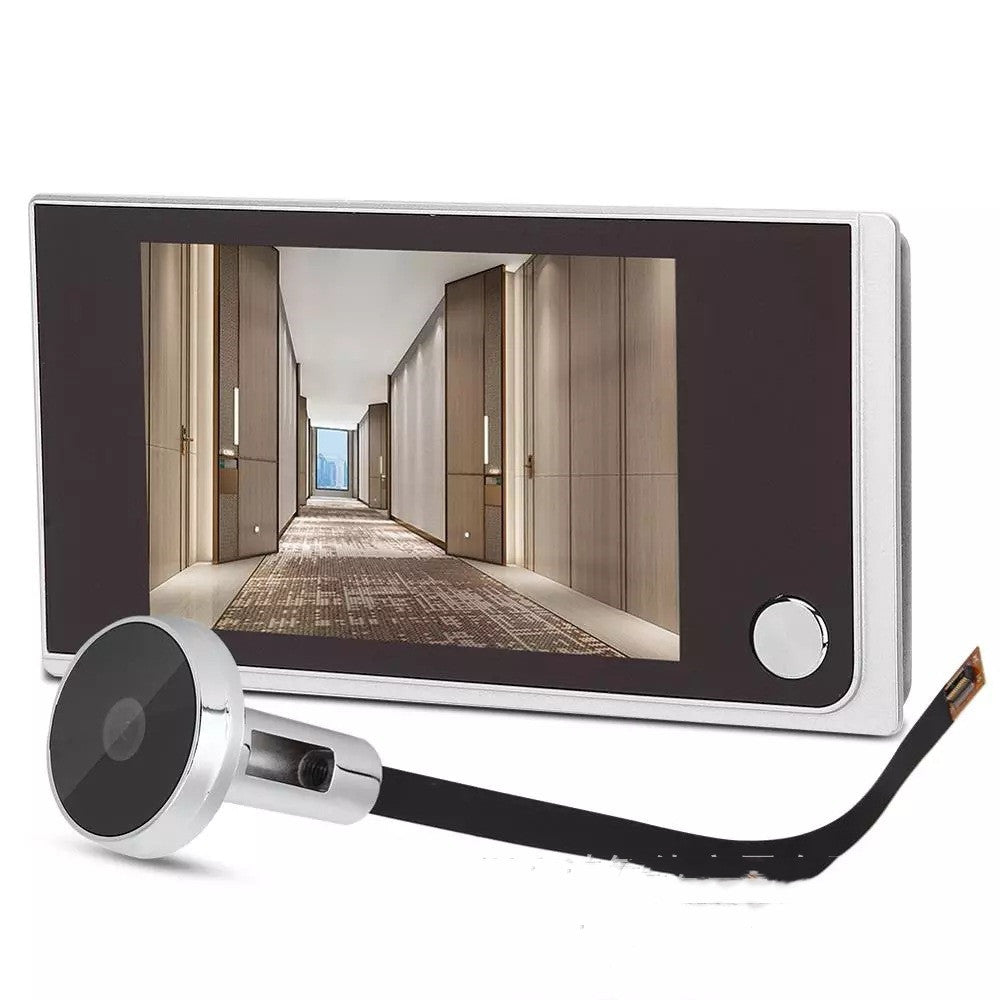 3.5 inch Video Digital Door Camera Doorbell 120 Degree Angle Peephole Viewer Eye - Wireless Security Camera with Night Vision #3