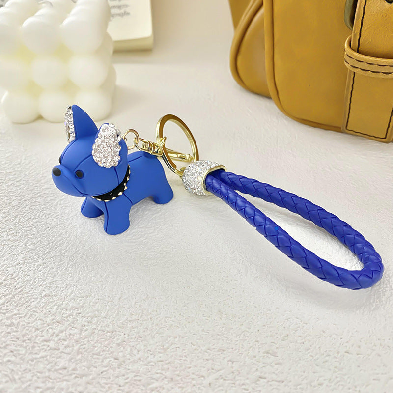 Cute Puppy Blue Key Exquisite Pendant With Keychain 02b39351 190c 4bef bce3 a629d375c222