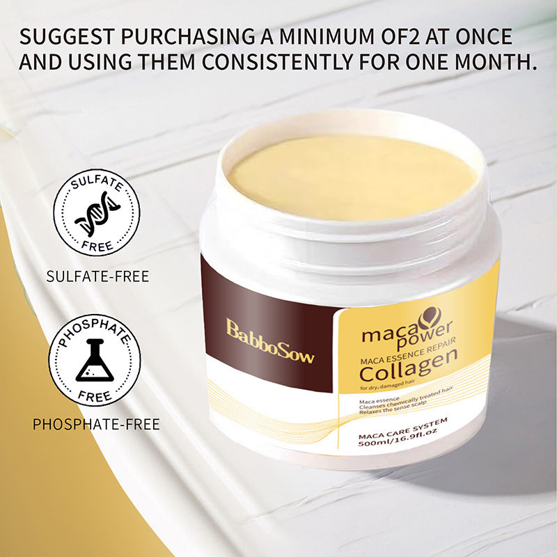 Moisturizing Collagen Hair Mask Hydrating Soft Nourishment Cream Deep Cleansing Hair Care Essential Oil 02bc995d dce1 4b61 82