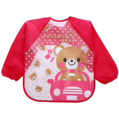 Children's Gown Long Sleeve Kids Waterproof Meal Baby Apron Painting Clothes Bib Protective Clothing 02df5904 e3c1 4bc5 ac0d 