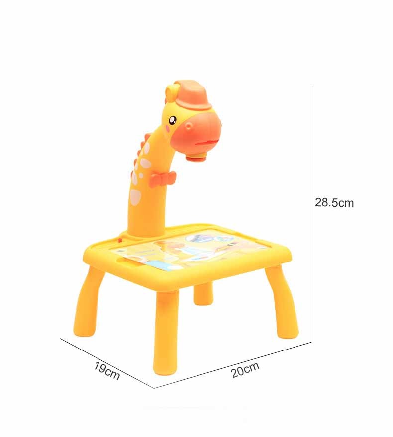Cartoon Giraffe Projection Painting Study Desk 02e3b844 f189 406d 9f76 04094f576daf
