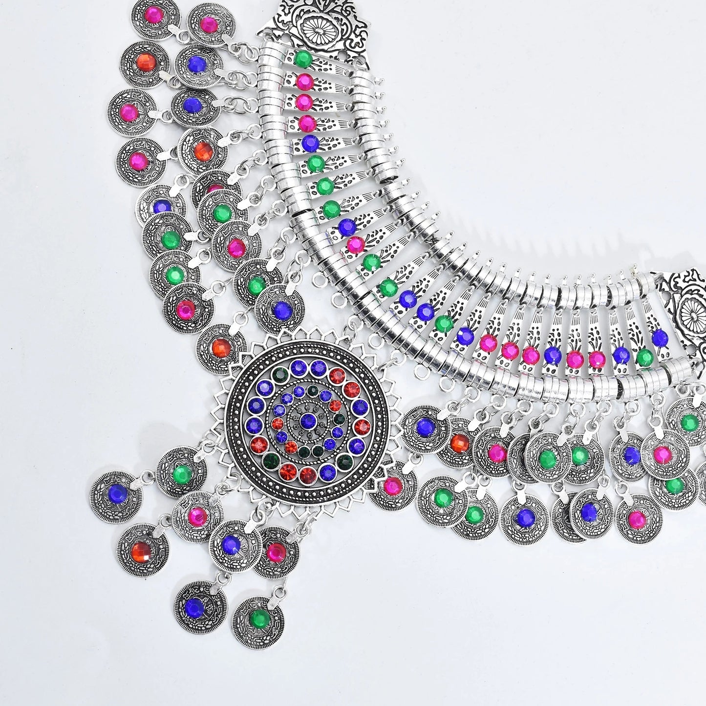 Boho Vintage Necklace Earrings Tiara Set 02e3cccb 8c8e 46e4 bc56 be85637d9032