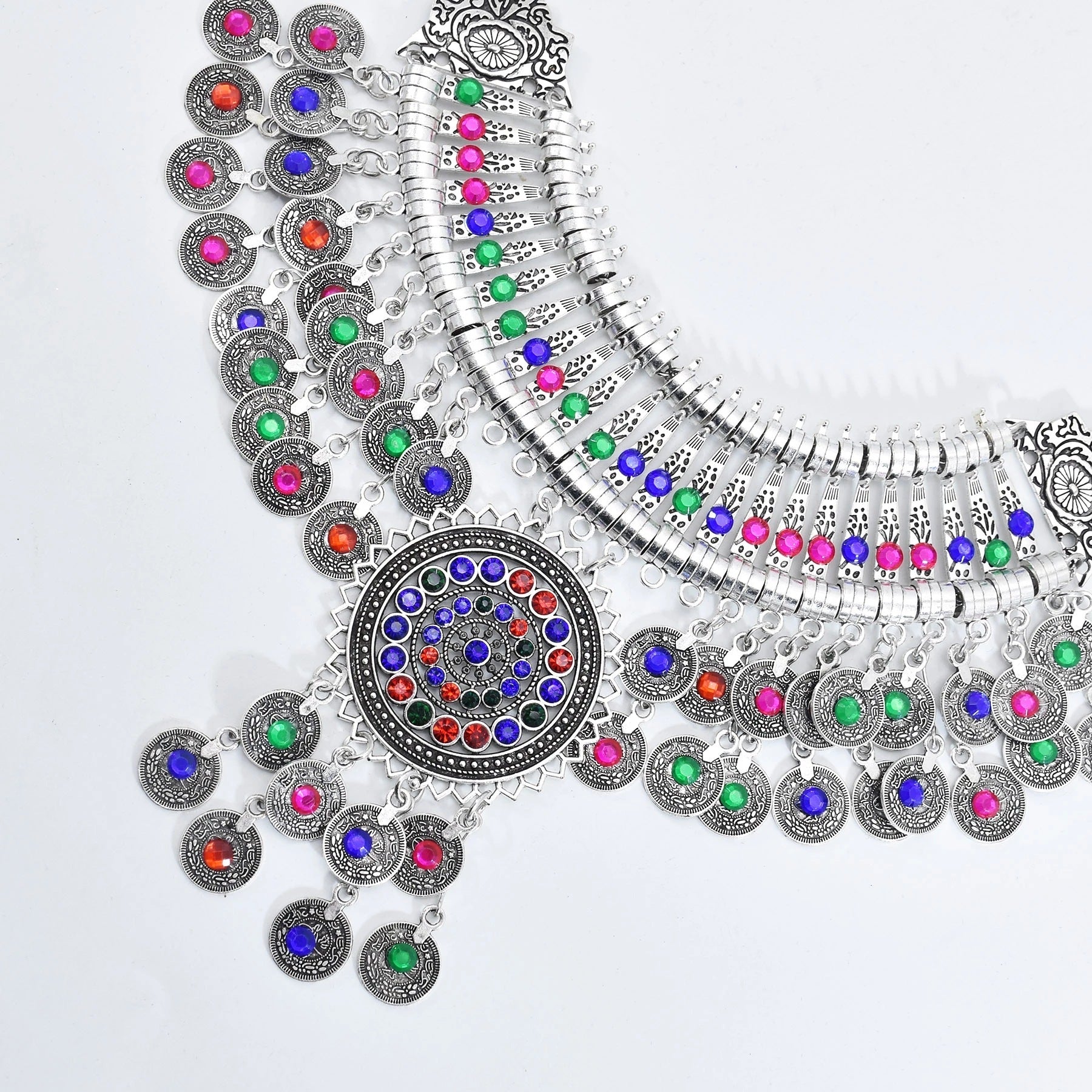 Boho Vintage Necklace Earrings Tiara Set 02e3cccb 8c8e 46e4 bc56 be85637d9032