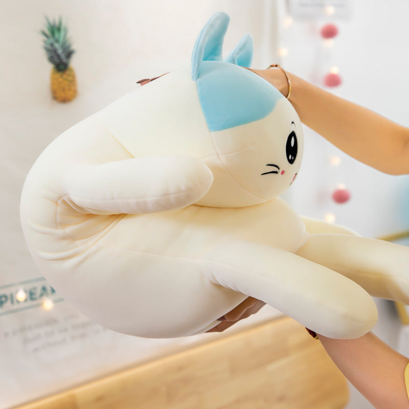 Cute Cat Plush Toy Sofa Cushion Long Throw Pillow 031106c8 eaf6 412a b9f7 b91f35df66a2