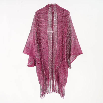 Shawl Gold And Silver Silk Split Shawl Vacation Bikini Blouse 031e311a 3a6f 4e5b 8599 c15cffaf12eb