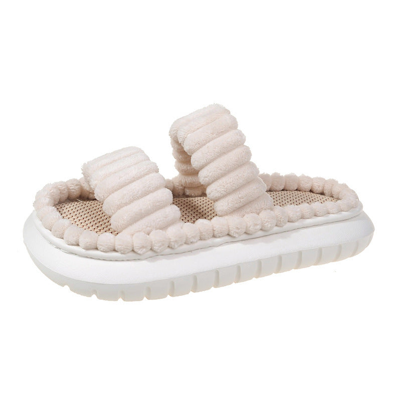 Women's Casual Versatile Thick Sole Indoor And Outdoor Slippers 0334d387 4ae0 4052 b643 2485afc3aac8