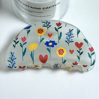 Frosted Hair Clip Flower Fashion 035902b9 95d2 46e9 bae2 02bd2cf1ada3