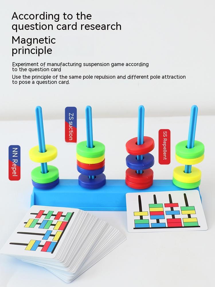Children's Puzzle Colored Matching Magnetic Ring Toys 0367950f 607d 4b0d 9c20 67ca7f3e2c75