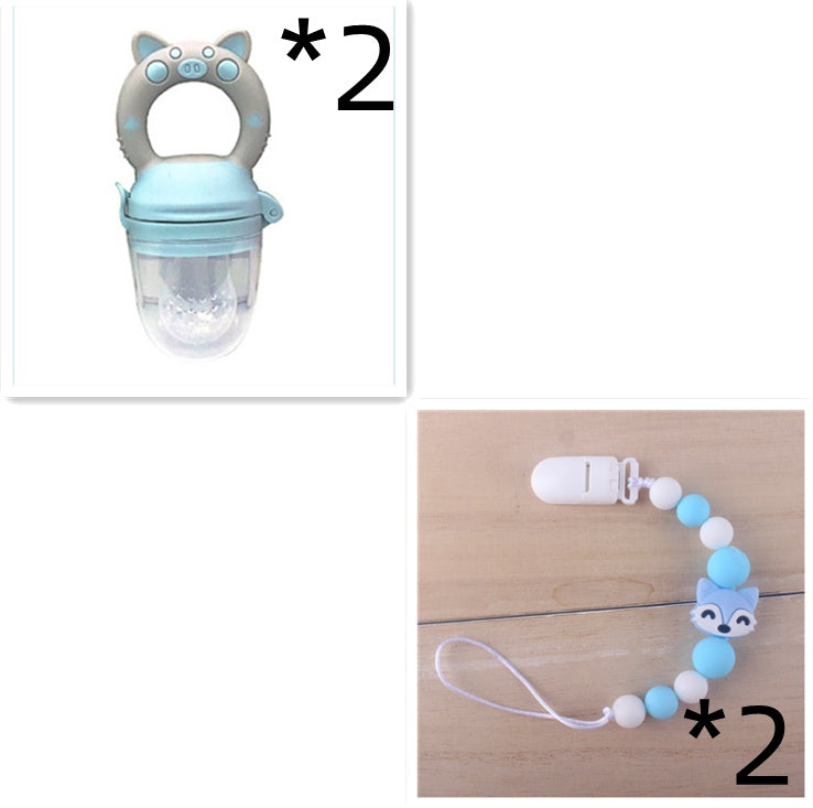 Baby Fruit and Vegetable Food Supplement Teether Baby Fruit Teether Bite Le Pacifier Silicone Nipple 038ab143 c425 4634 bfdc 