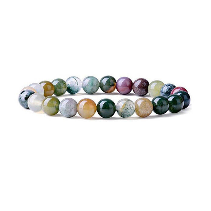 Europe And America Natural Agate Bead Bracelet 038fbb1a 5369 4baa 88c2 8f5896f6a9d4