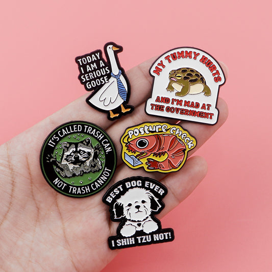 Dog Raccoon Shrimp Goose Frog Animal Brooch 0393d3bc 07b8 4289 bda4 521c1c958f94