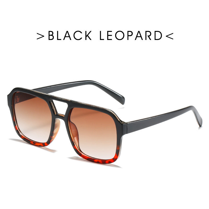 Square Double Beam Sunglasses Men And Women Retro Personality 03a07f76 0b30 48e1 b889 b38c673cc151