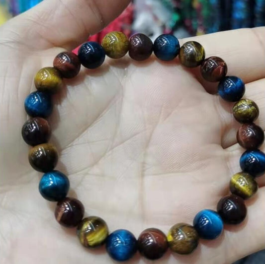 Tiger Eye Natural Crystal Stone Buddha Bead Bracelet 0428afc3 ce60 46db 8912 f87703cf63f1