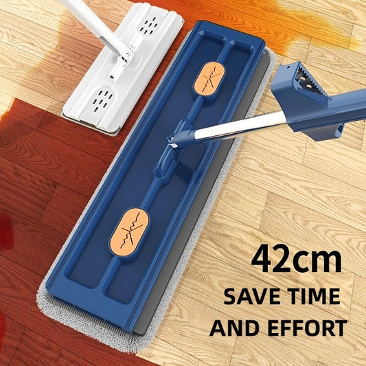 New Style Large Flat Mop 360 Rotating Mop Suitable Various Types Flooring Strong Water Absorption For Home Cleaning Floors 04