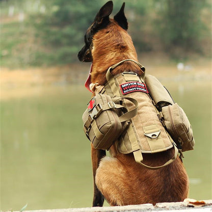 Ihrtrade Tactical Dog Harness Molle System Vest Adjustable Military 0432c39e a065 41b8 a88a 1d288eb74d97