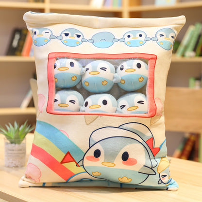 A Big Bag Of Snack Doll Cute Doll Sleeping Pillow For Girl Ankle Biter Pillow - HD Wireless Product #16