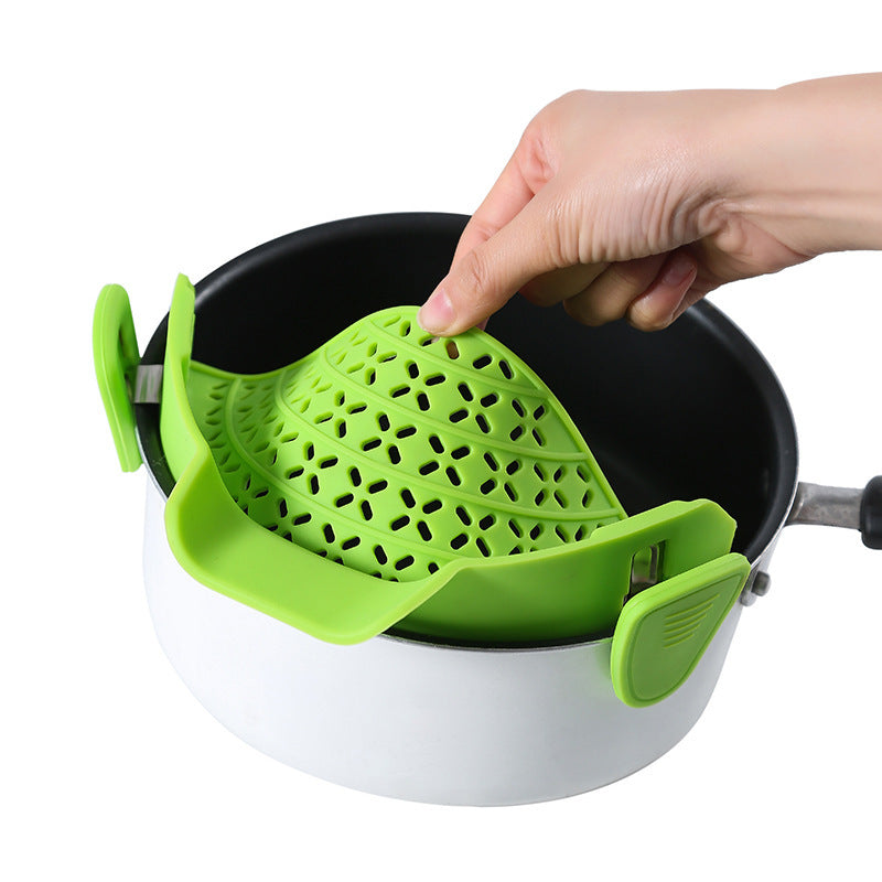 Kitchen Gadgets Silicone Pot Side Drain Stopper 0448a920 af86 48cd ba8e c8ef2277847f