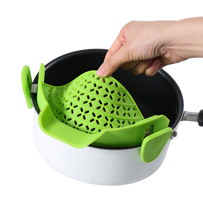 Kitchen Gadgets Silicone Pot Side Drain Stopper 0448a920 af86 48cd ba8e c8ef2277847f