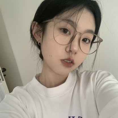 Large Frame Ultra-light TR Glasses Myopic Anti Blue-Ray 045a6858 82e9 4ad3 8e35 89420105e6ce