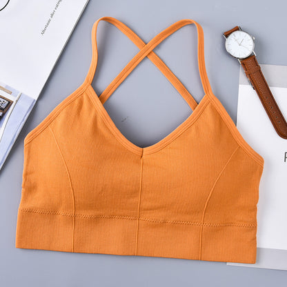 Large U Beauty Back Cross Sling Underwear Ladies Belt Chest Pad Anti-wardrobe Malfunction Base One-piece Tube Top Wrapped Che