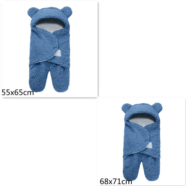 Lamb Plush Sleeping Bag Newborn Baby Swaddling Quilt 0462daf4 cbac 4174 b6be 93021caa1672