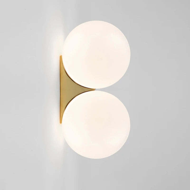 Bedroom Bedside Lamp Simple Glass Ball Wall Lamp 04635164 b2ef 40d7 81b5 8d87f621ce17