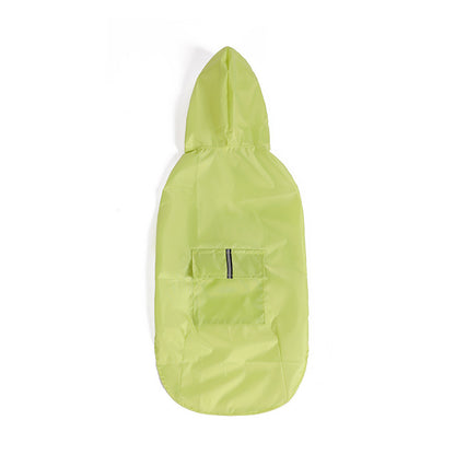 Reflective Large Dog Clothes Windproof When Going Out Hooded Raincoat 046ae1e8 2e43 4601 a86f 082bec73c746