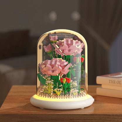 Building Block Flower Eternal Rose Small Particle Building Block Assembly Toy Gift Desktop Decoration 046ebab1 77a5 475d 97fb