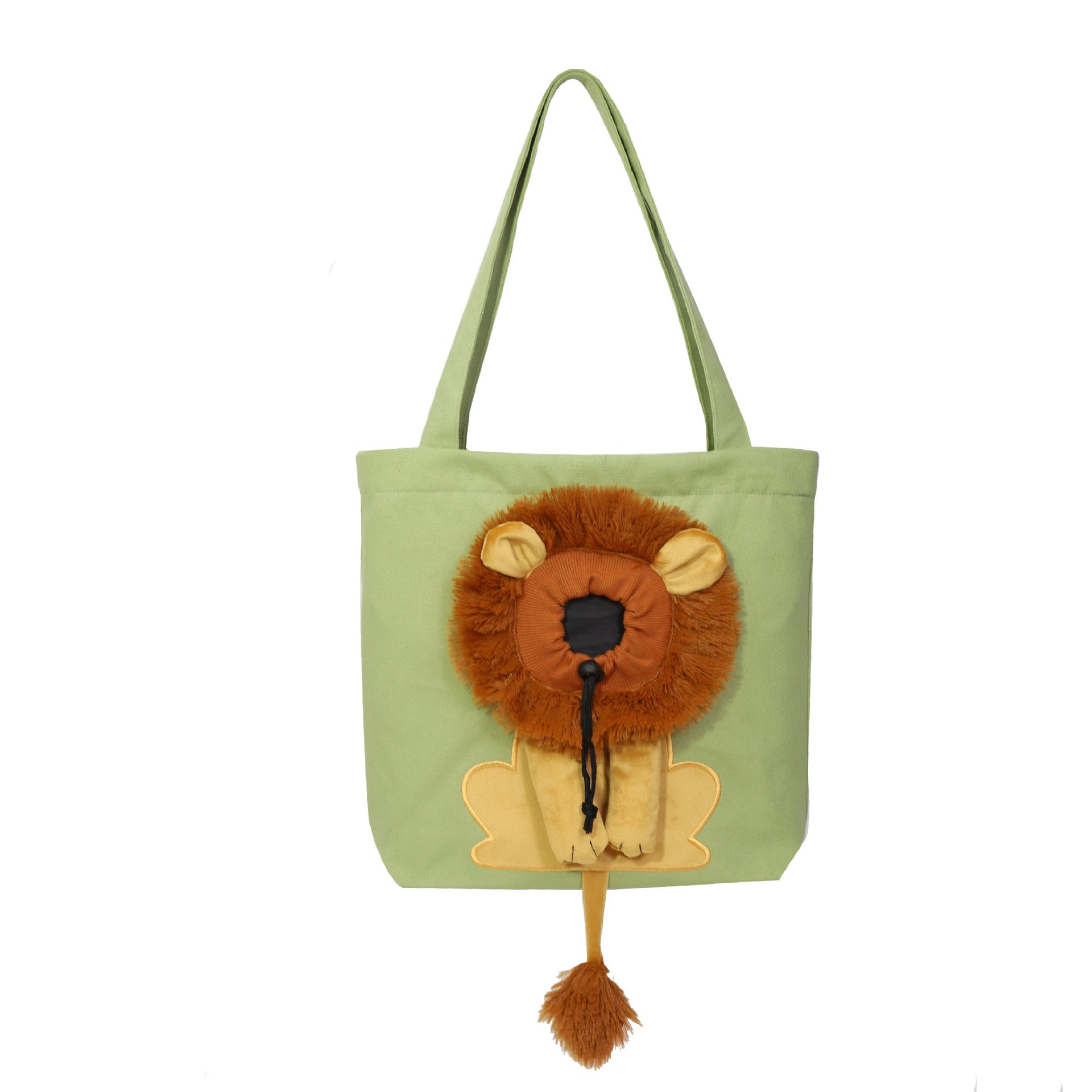 Soft Pet Carriers Lion Design Portable Breathable Bag Cat Dog Carrier Bags Outgoing Travel Pets Handbag With Safety Zippers 0