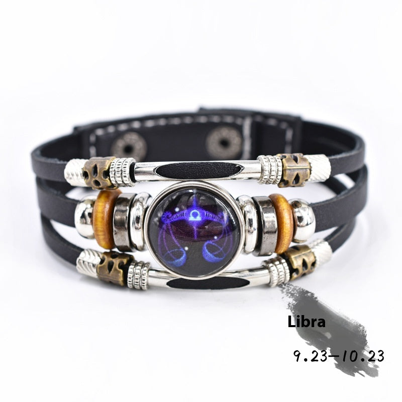 Personalized Three-layer Woven Beads Leather Bracelet 04924cac 5ff2 43f9 bd6c c64af57b04dc trans