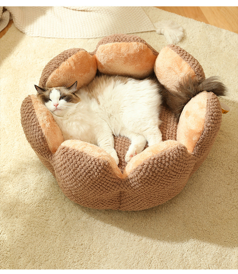 Soft And Warm Cactus Petal Pet Nest 049a9923 083e 4a37 96ee 16c2ced60299