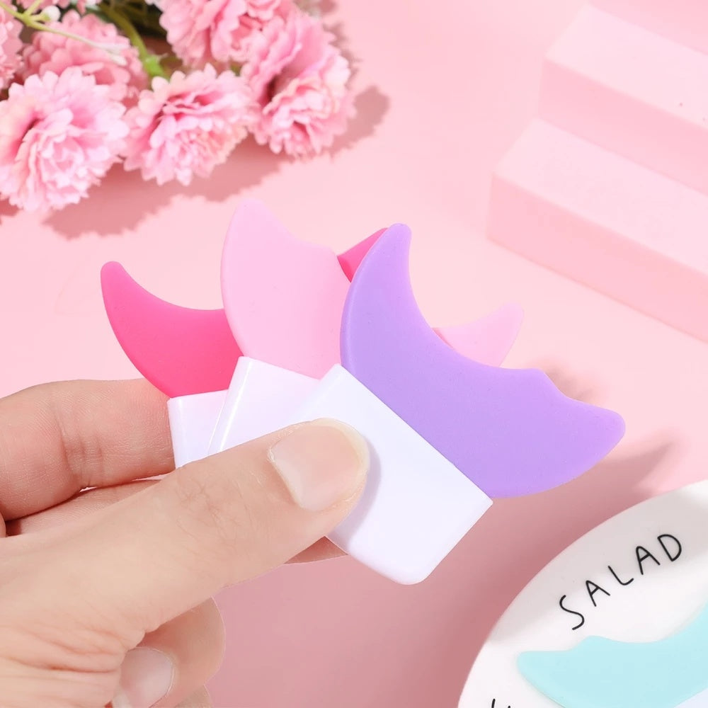 Multifunctional Eye Makeup Silicone Auxiliary Baffle Artifact Eyeliner Eyeshadow Apply Eyelash Lower Face Eyelash Anti-spill 