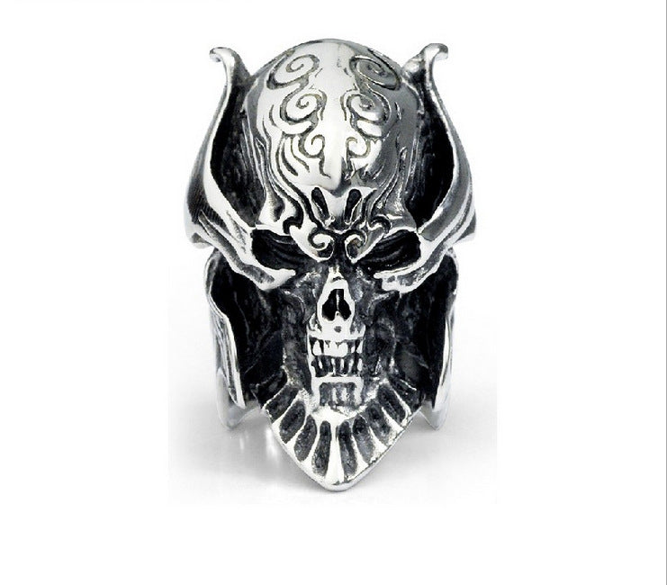 Men's Titanium Steel Polished 316L Stainless Steel Pirate Iconic Ring 04a83cde 5cd6 41d7 81bb 9a1837eb15bb