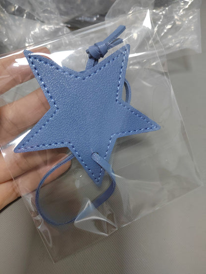 Leather Five-pointed Star Keychain Pendant Bag Ornament 04b14773 759a 411f b33f 3eec53b3d51f