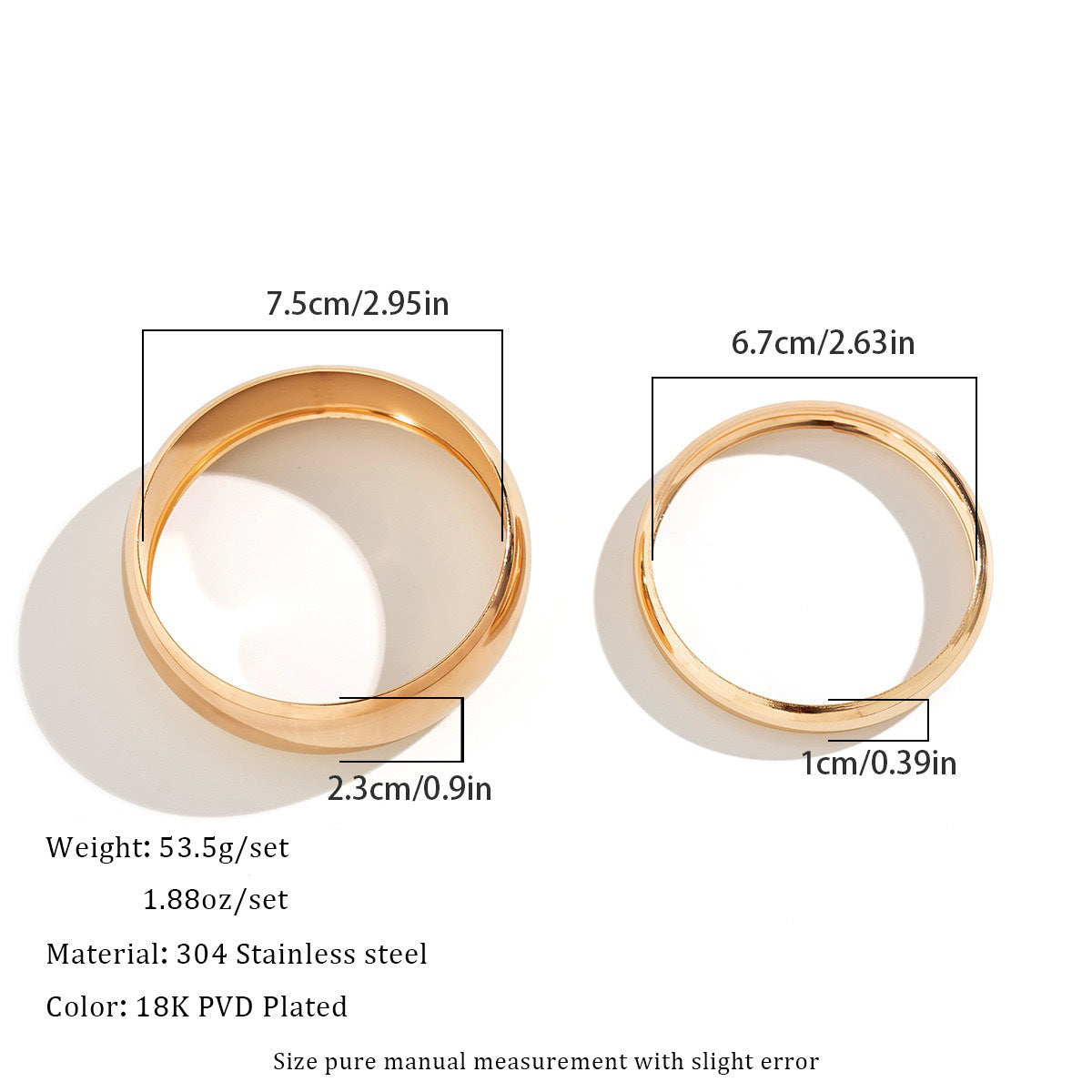 European And American High-grade Exaggerating Heart-shapaed Necklace Fashion Minority Design Stainless Steel Clavicle Chain 0