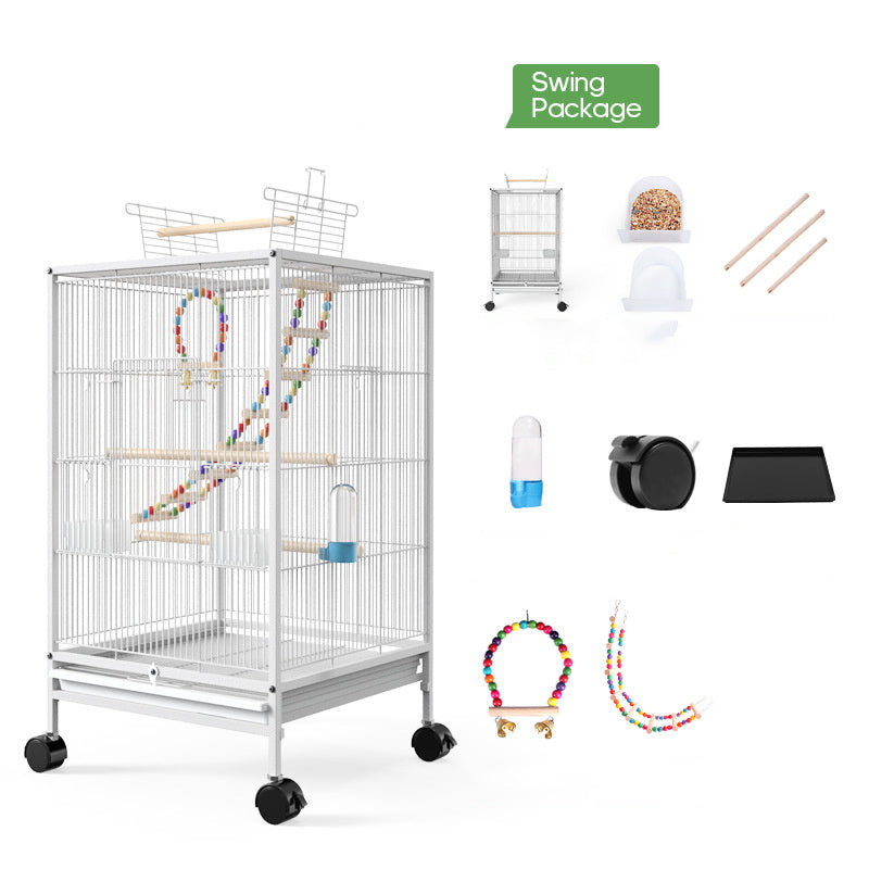 Parrot Xuanfeng Bird Cage With Feeder Toy Grass Nest Breeding Box 04dd4718 c70a 450e a583 6631711de3c4