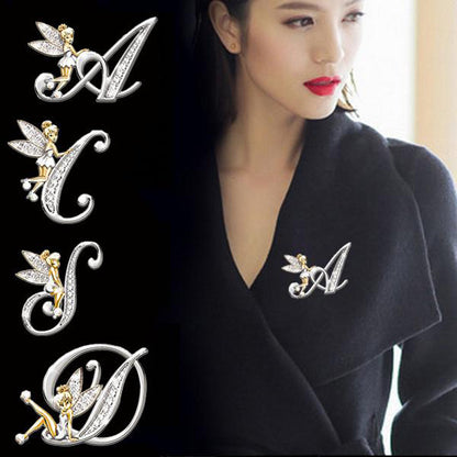 Women's Fashion 26 English Letter Brooch 04eacd9c 95f4 4057 977b 5310822c2973