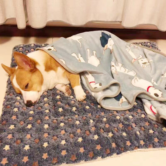 Dog Kennel Mat Fall Winter Pet Thicken Blanket Quilt Cat Cotton Four Seasons Universal 04f41cc8 157f 419f 85a3 ed8f50d00fe7