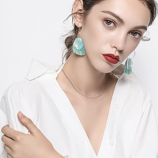 Ladies Fashion Car Flower Chopin Clavicle Necklace 04f80c11 c87e 4e49 8a85 71c39ec1790c