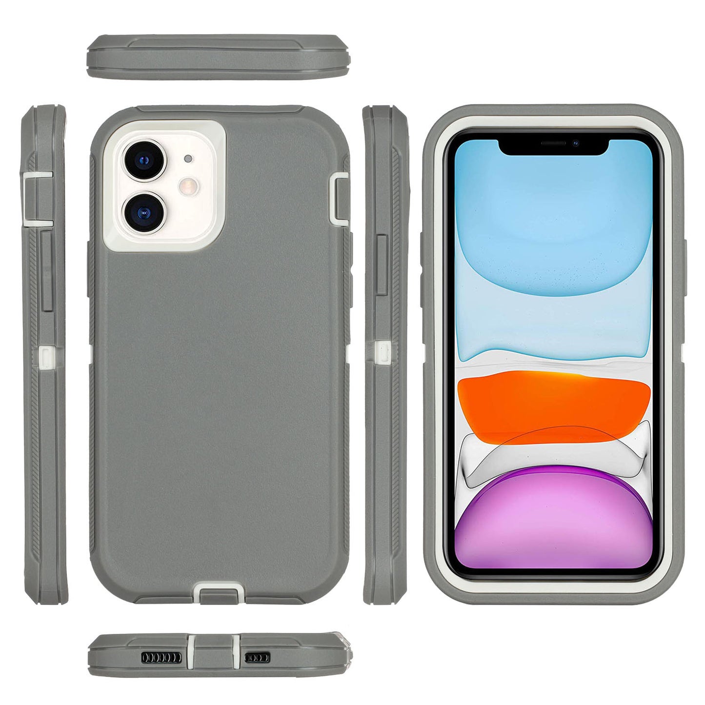 All-inclusive Drop-resistant Three-in-one Hard Case Phone Case - 图片 7