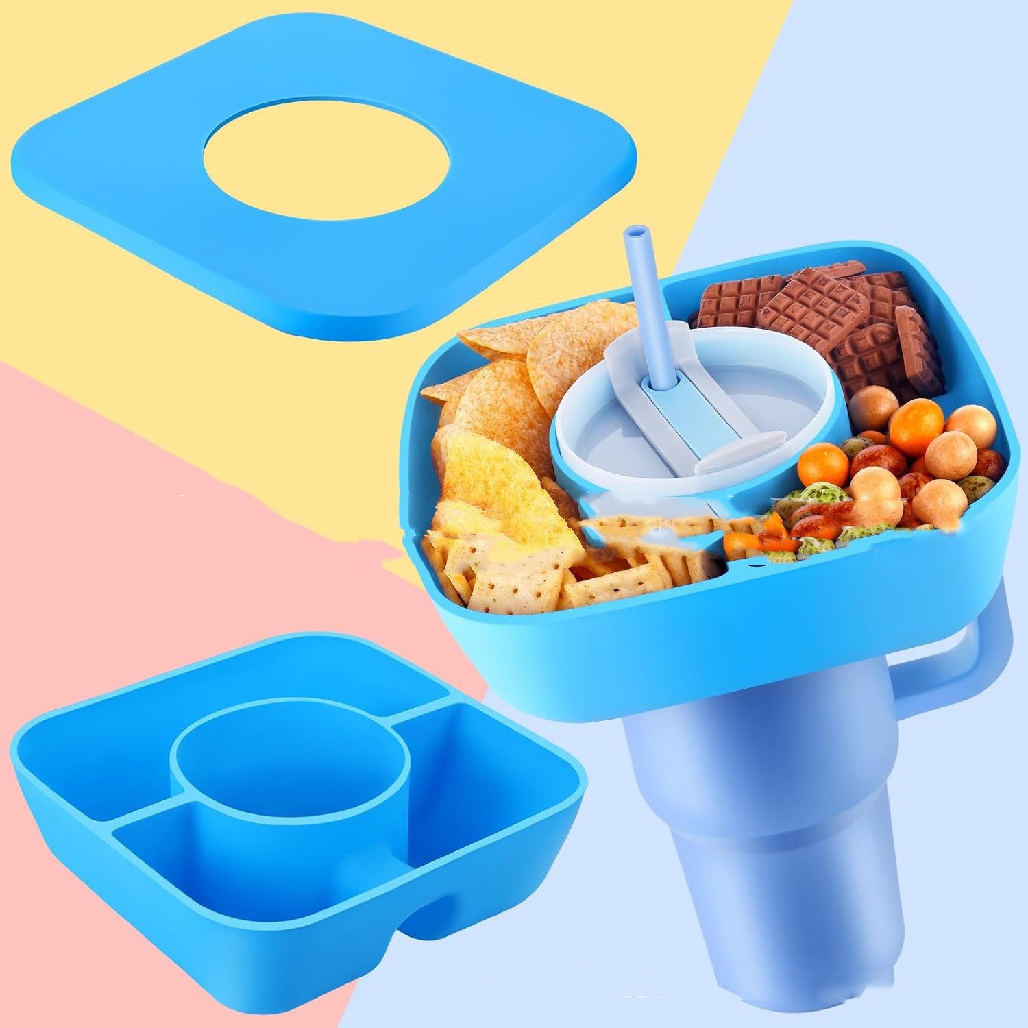 Silicone Snack Platter With Lid 0509d645 4ffa 4968 887b e7ad3999a774 f9e3226c ac1b 4057 8e83 54adca6016f3