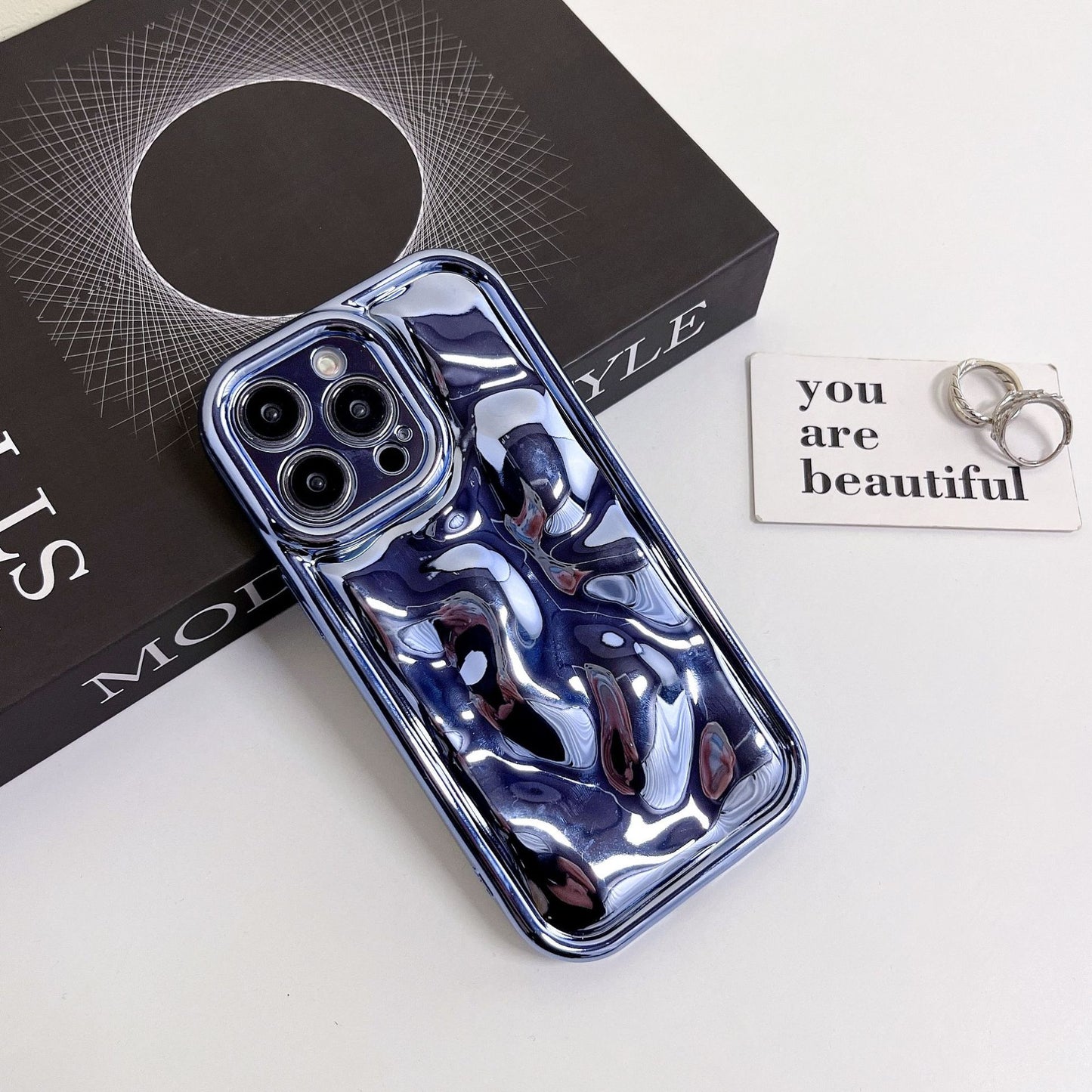 All-inclusive Drop-resistant Electroplated Meteorite Pattern Phone Case 050cbadb 2750 4f14 8f30 cb1428db0197