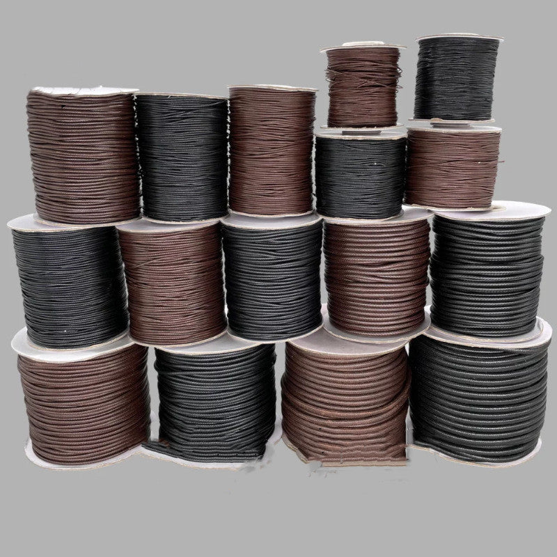 Waxed Thread Environmental Protection Wax Rope Multi-color Hand-woven Wax Rope Necklace Rope Bracelet 05105c76 4b7a 43f4 ae06